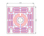 石墨烯金屬發(fā)熱板 230-230SUS-220V/550W